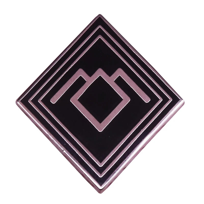 Twin Peaks Pin Damn Fine Double R Coffee Agent Cooper Diane Badge Shovel Black Lodge Owl Brooch David Lynch Movie Fans Addition