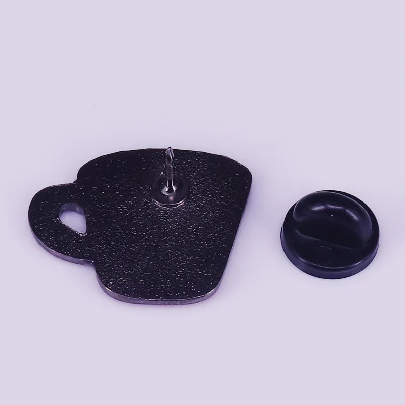 Twin Peaks Pin Damn Fine Double R Coffee Agent Cooper Diane Badge Shovel Black Lodge Owl Brooch David Lynch Movie Fans Addition