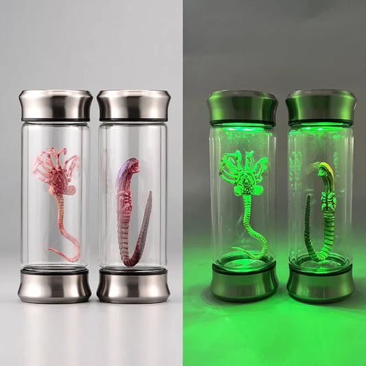 Alien Glass Jar Facehugger Chestburster