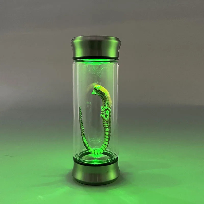 Alien Glass Jar Facehugger Chestburster