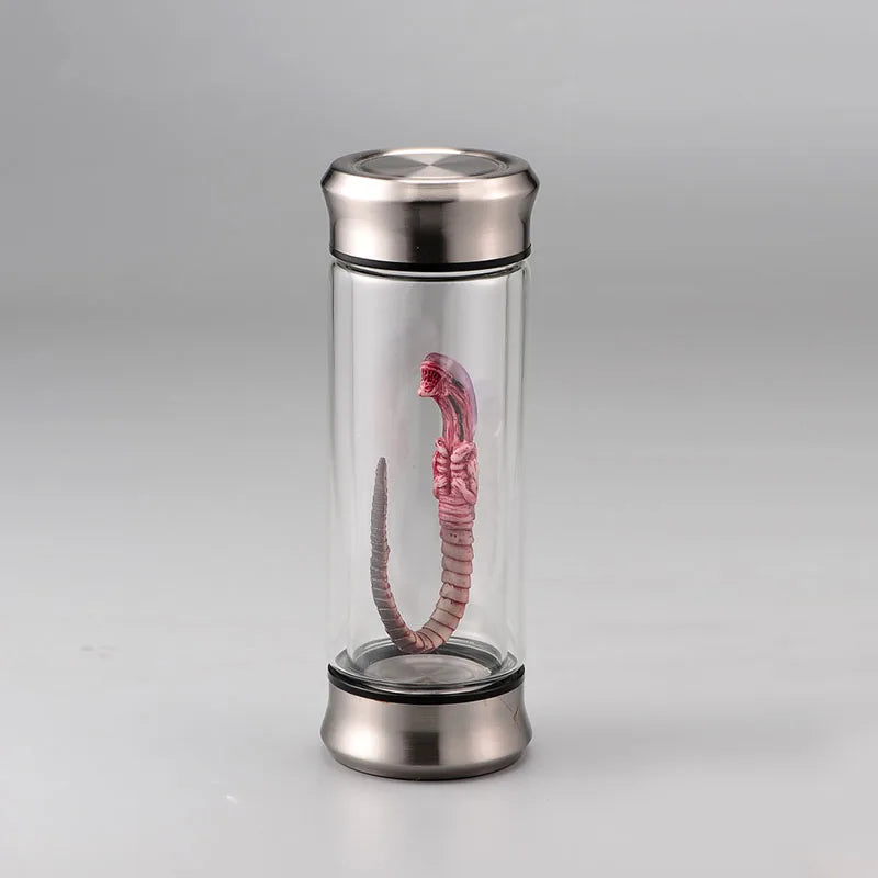 Alien Glass Jar Facehugger Chestburster