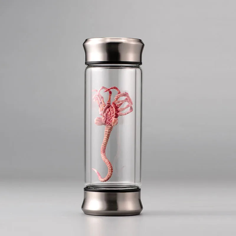 Alien Glass Jar Facehugger Chestburster