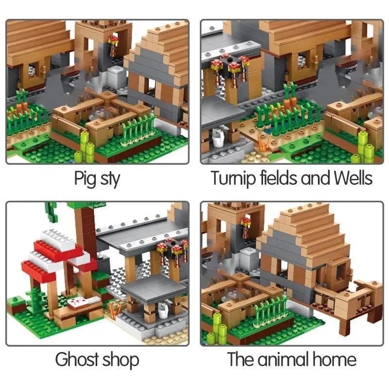 Minecraft Village House Building Blocks