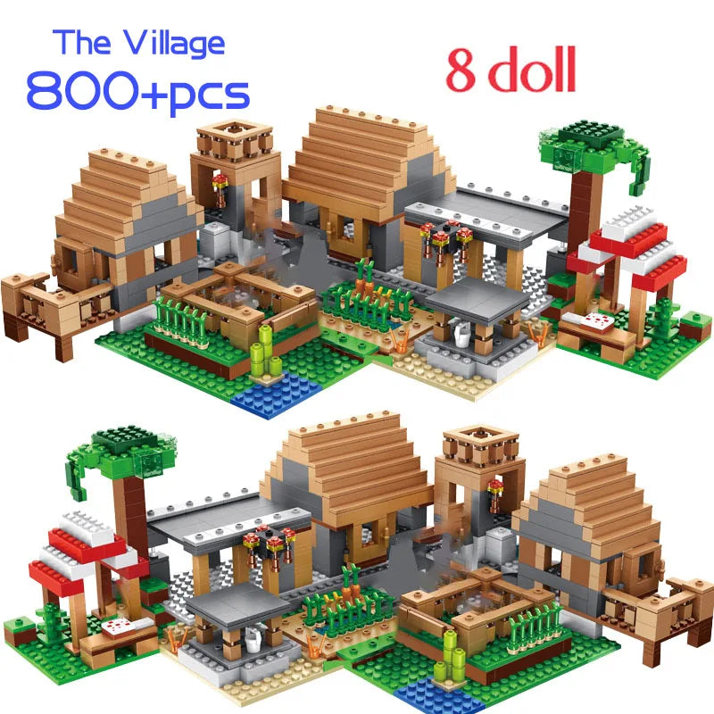 Minecraft Village House Building Blocks