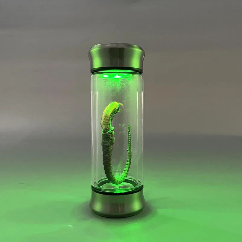 Alien Glass Jar Facehugger Chestburster